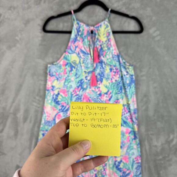 Lilly Pulitzer Women’s Dress Size XS Margot Swing Mermaids Cove Ocean Summer - Picture 9 of 9